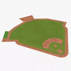 Baseball Field 3d model