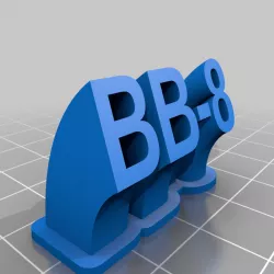 BB-8 Name Plate