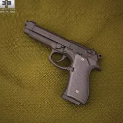 Beretta M9 3d model