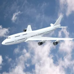 Boeing 747-300 commercial airliner 3d model