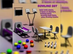 Bowling set 3d model