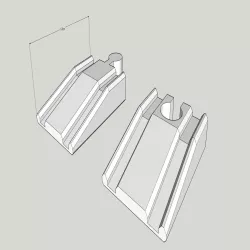 Brio Compatible - Track to Floor End (Set of 2)