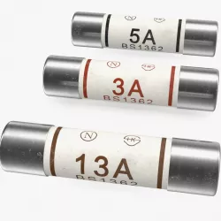 BS1362 Ceramic Fuse 3d model