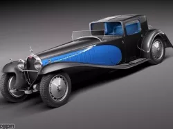Bugatti type 41 Royale Coupe Napoleon 3d model