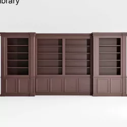 Built-in library 3d model