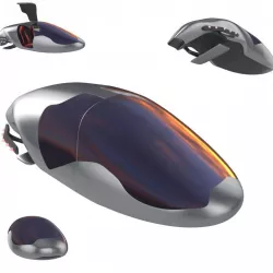 Car missile future 3d model