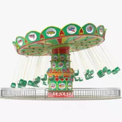 Carnival Swing Ride 3d model