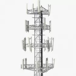 Cell Phone Tower 2 3d model