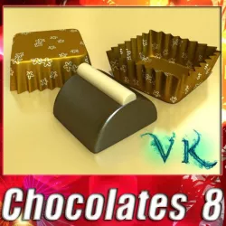 Chocolates 08 3d model