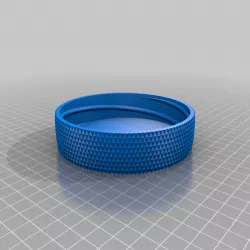 Container with Knurled Lid D100 xH165