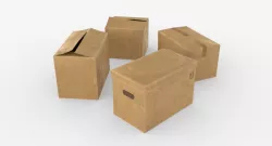 Cordboard boxes 3d model