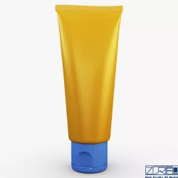 Cosmetic cream tube v 3 3d model