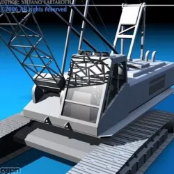 Crane 3d model