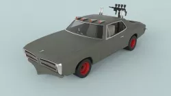 Dart car from Mad Max 2 3d model