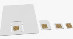Different Sizes Sim Cards Generic 3d model