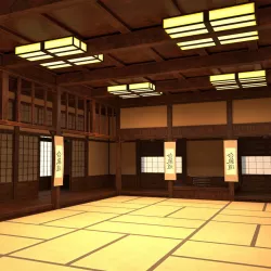 Dojo Room 3d model