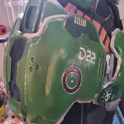 DOOM Slayer Right Shoulder Pauldron