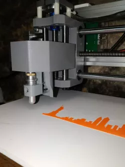 Drag knife and pen mount for CNC 3018