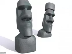 Easter Island Moai 3d model
