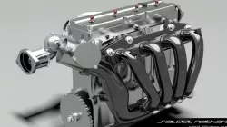 Engine Diesel Inline 4 3d model