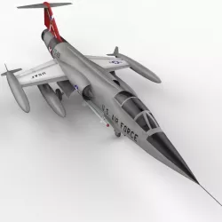 F-104 Starfighter 3d model