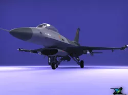 F-16 Fighting Falcon, Belgian Air Force Version 3d model