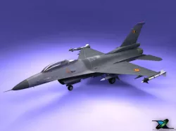 F-16 Fighting Falcon, Israeli Version 3d model