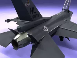 F-16 Fighting Falcon, USAF Version 3d model