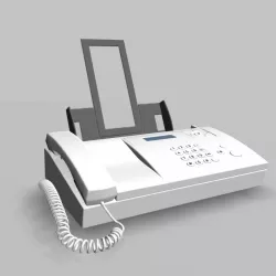 Fax 3d model