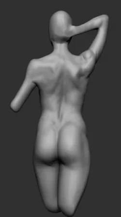 Female Torso 02 3d model