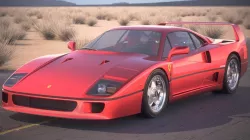 Ferrari F40 1987 3d model