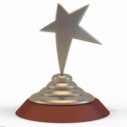 figurine star 3d model