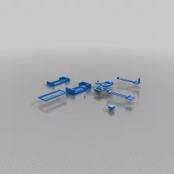 flat 2d plotter for 28BYJ stepper motors