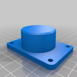 Flat recessed door opener