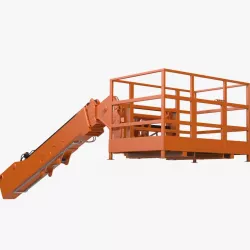 Forklift Work Platform Rigged 3d model