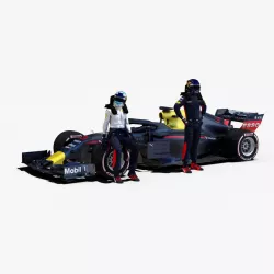 Formula 1 car 2018 3d model