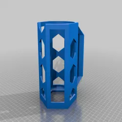 French Press Coffee Maker geometrical Hex Sleeve with Handle