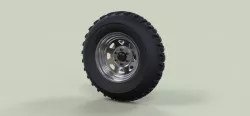 Front wheel for Dune Buggy 2 3d model
