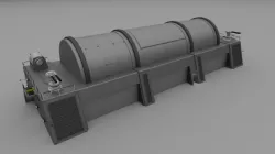 Futuristic Military Armory 3d model