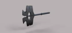 Genuine Axe of Phractos from Dota 2 3d model