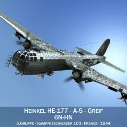 Heinkel He-177 - Greif - 6NHN 3d model