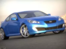 HYUNDAI GENESIS 2010 3d model
