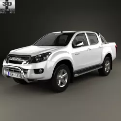 Isuzu D-Max Double Cab 2012 3d model