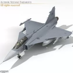 JAS 39 Gripen 3d model