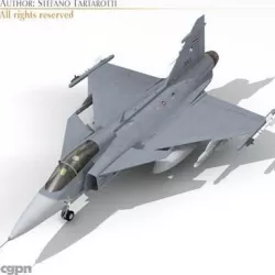 JAS 39A Thai 3d model