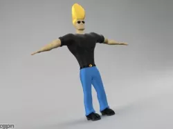 Johnny Bravo 3d model