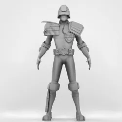 Judge Dredd 3d model