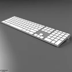 keyboard 3d model