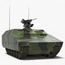 KF41 Lynx Command Variant Dirty Rigged 3d model