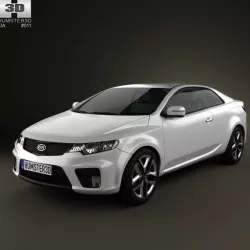 Kia Forte (Cerato, Naza) Coupe 2012 3d model
